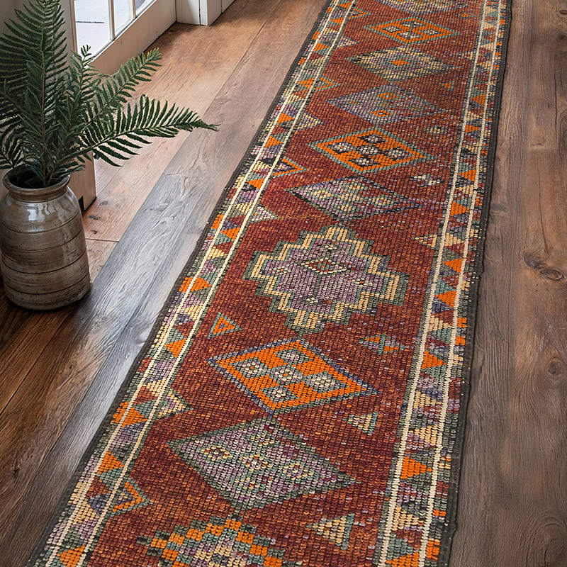 Vintage Anadolu Yolluk - 85 cm x 380 cm - K0077042