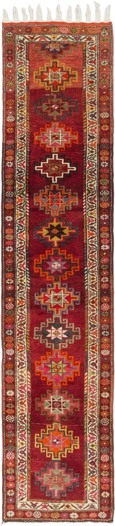 Alfombra Vintage de pasillo - 90 cm x 407 cm