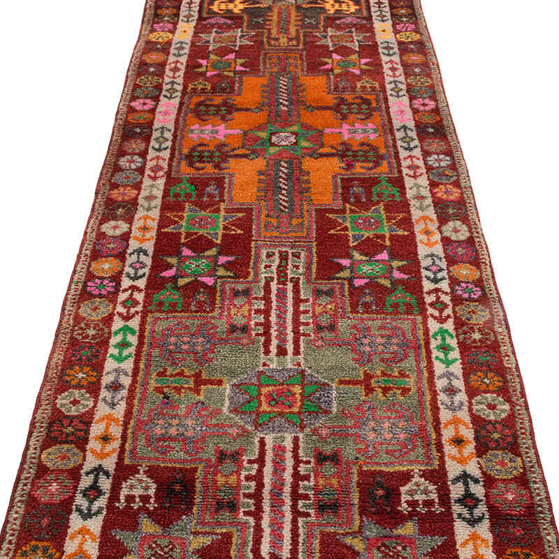 Vintage Anadolu Yolluk - 87 cm x 375 cm - K0077045