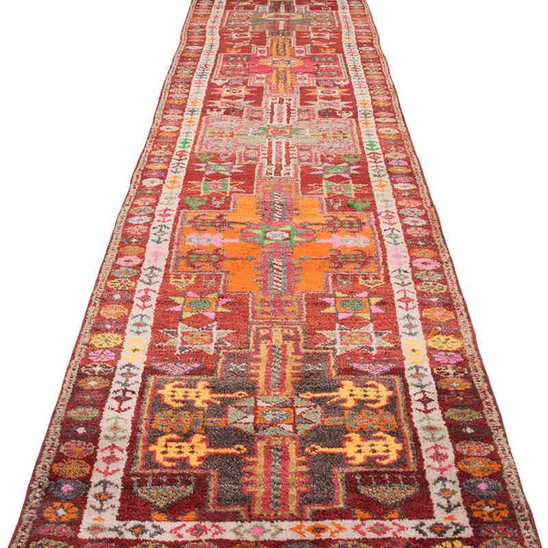 Vintage Anadolu Yolluk - 87 cm x 375 cm - K0077045