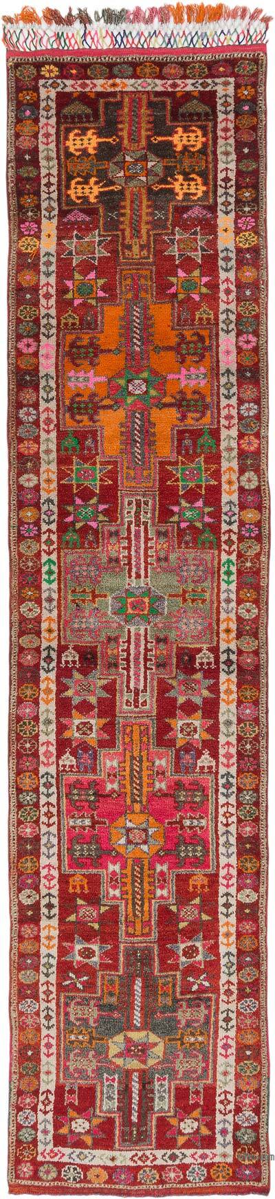 Vintage Anadolu Yolluk - 87 cm x 375 cm