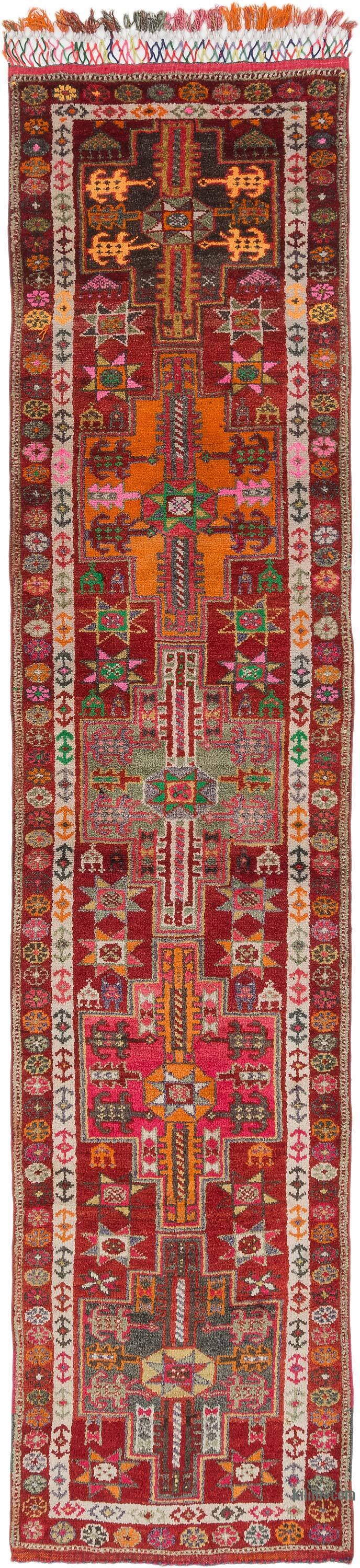 Vintage Anadolu Yolluk - 87 cm x 375 cm - K0077045