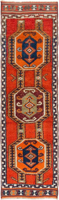 Vintage Anadolu Yolluk - 94 cm x 325 cm