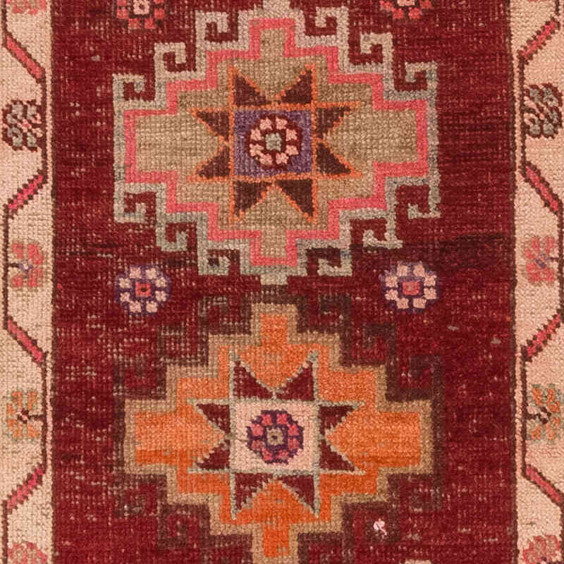Vintage Tribal Runner Rug - 2' 11" x 12' 11" (35" x 155") - K0077047
