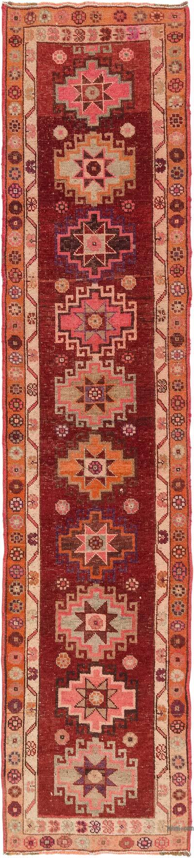 Vintage Tribal Runner Rug - 2' 11" x 12' 11" (35" x 155")