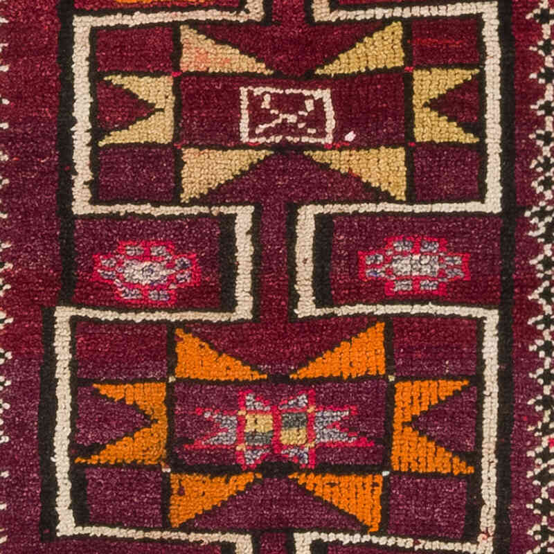 Vintage Tribal Runner Rug - 3' 4" x 11' 1" (40" x 133") - K0077049