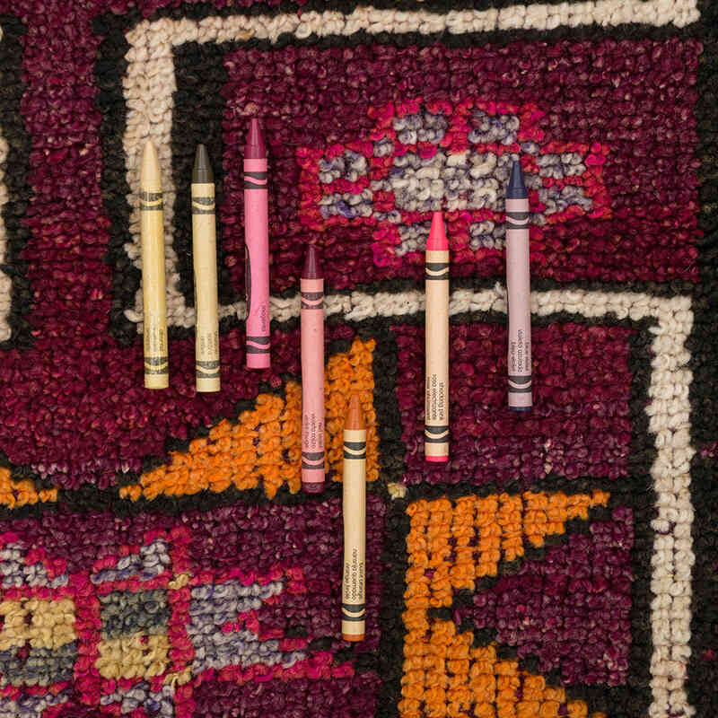 Vintage Tribal Runner Rug - 3' 4" x 11' 1" (40" x 133") - K0077049