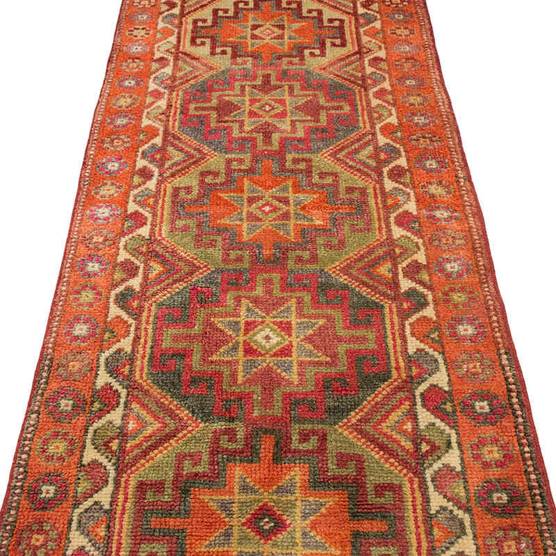 Alfombra Vintage de pasillo - 85 cm x 337 cm - K0077052