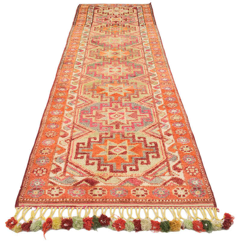 Alfombra Vintage de pasillo - 85 cm x 337 cm - K0077052