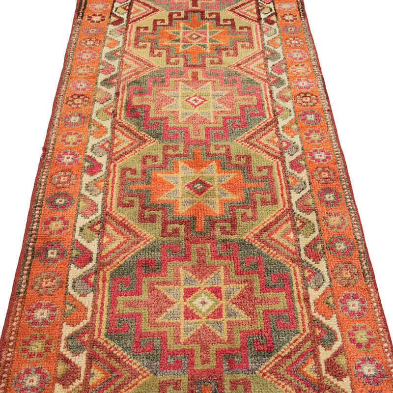 Alfombra Vintage de pasillo - 85 cm x 337 cm - K0077052