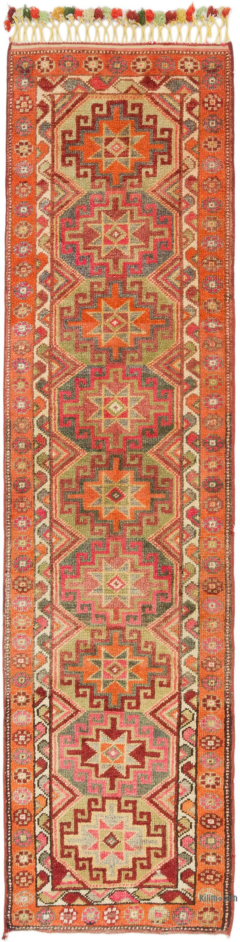 Alfombra Vintage de pasillo - 85 cm x 337 cm - K0077052