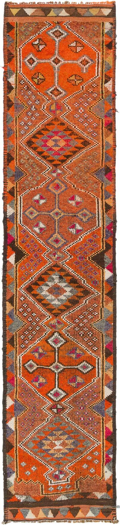 Alfombra Vintage de pasillo - 88 cm x 407 cm
