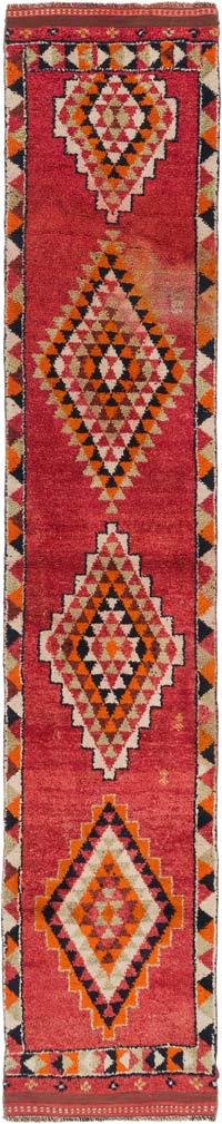 Vintage Anadolu Yolluk - 78 cm x 400 cm