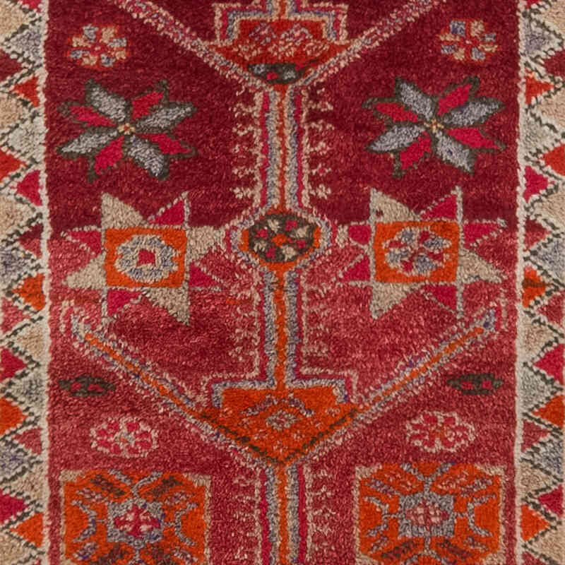 Vintage Tribal Runner Rug - 2' 10" x 12' 5" (34" x 149") - K0077057