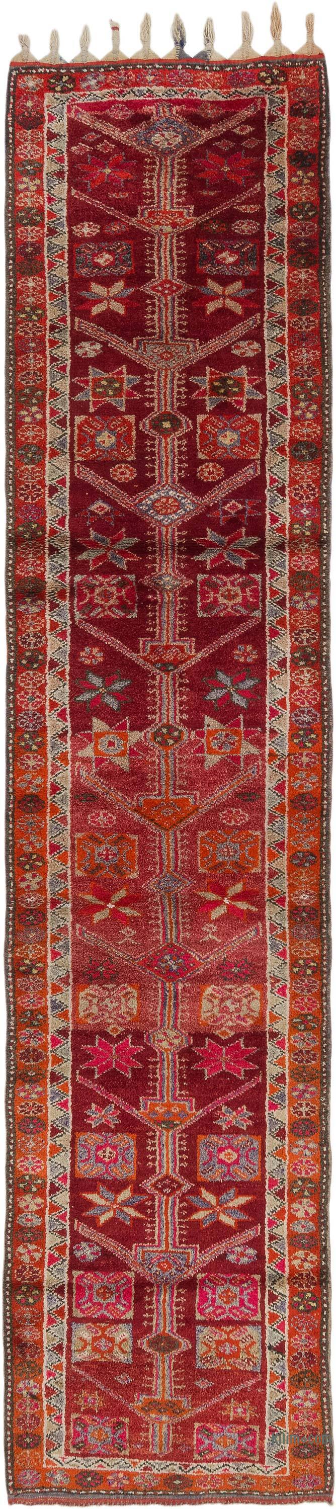 Vintage Tribal Runner Rug - 2' 10" x 12' 5" (34" x 149") - K0077057