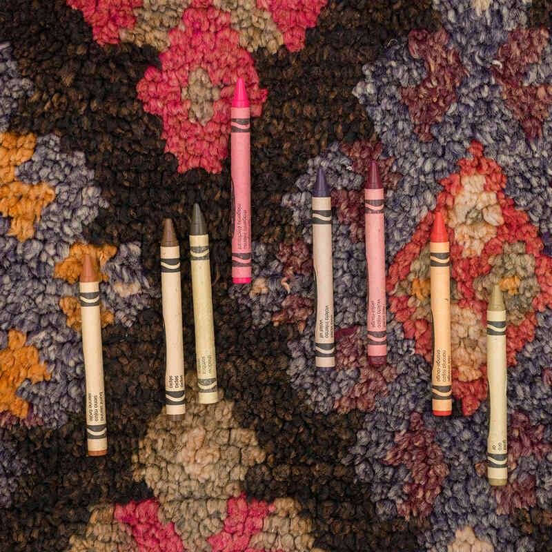 Alfombra Vintage de pasillo - 95 cm x 395 cm - K0077059