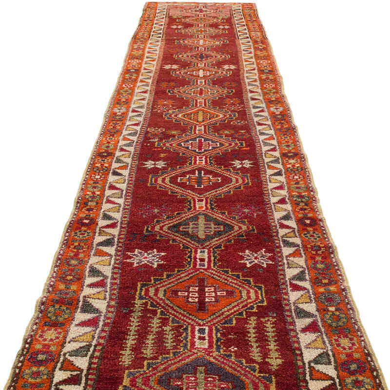 Alfombra Vintage de pasillo - 93 cm x 443 cm - K0077060