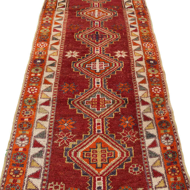 Alfombra Vintage de pasillo - 93 cm x 443 cm - K0077060