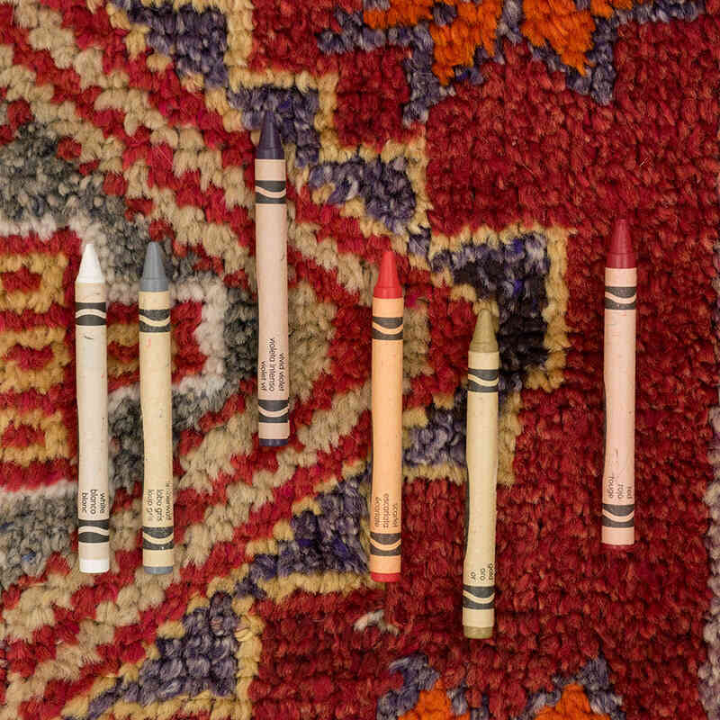Alfombra Vintage de pasillo - 93 cm x 443 cm - K0077060