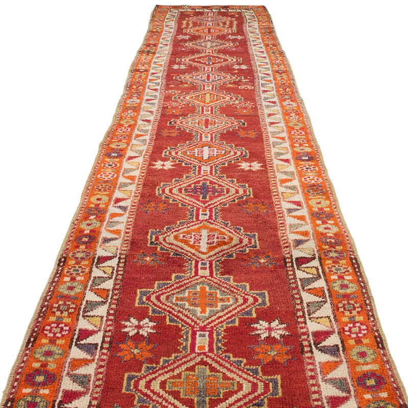 Alfombra Vintage de pasillo - 93 cm x 443 cm - K0077060