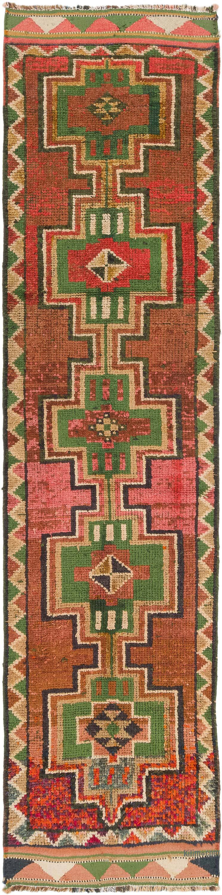 Vintage Anadolu Yolluk - 84 cm x 346 cm - K0077062