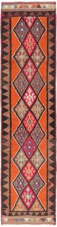 Vintage Anadolu Yolluk - 85 cm x 340 cm