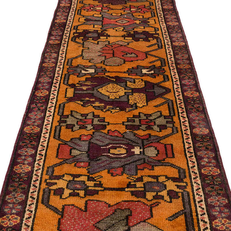 Vintage Tribal Runner Rug - 2' 11" x 13' 1" (35" x 157") - K0077064