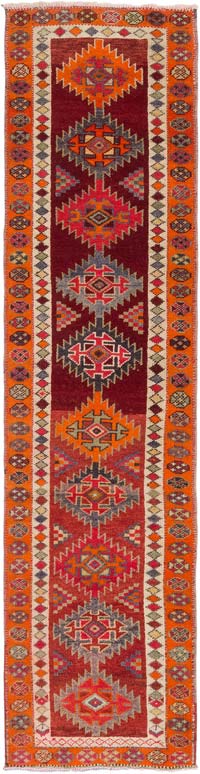 Vintage Anadolu Yolluk - 82 cm x 321 cm