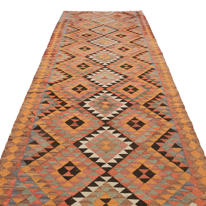 Vintage Anadolu Kilim Yolluk - 110 cm x 334 cm - K0077071
