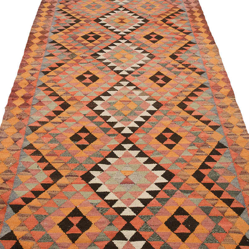 Vintage Anadolu Kilim Yolluk - 110 cm x 334 cm - K0077071