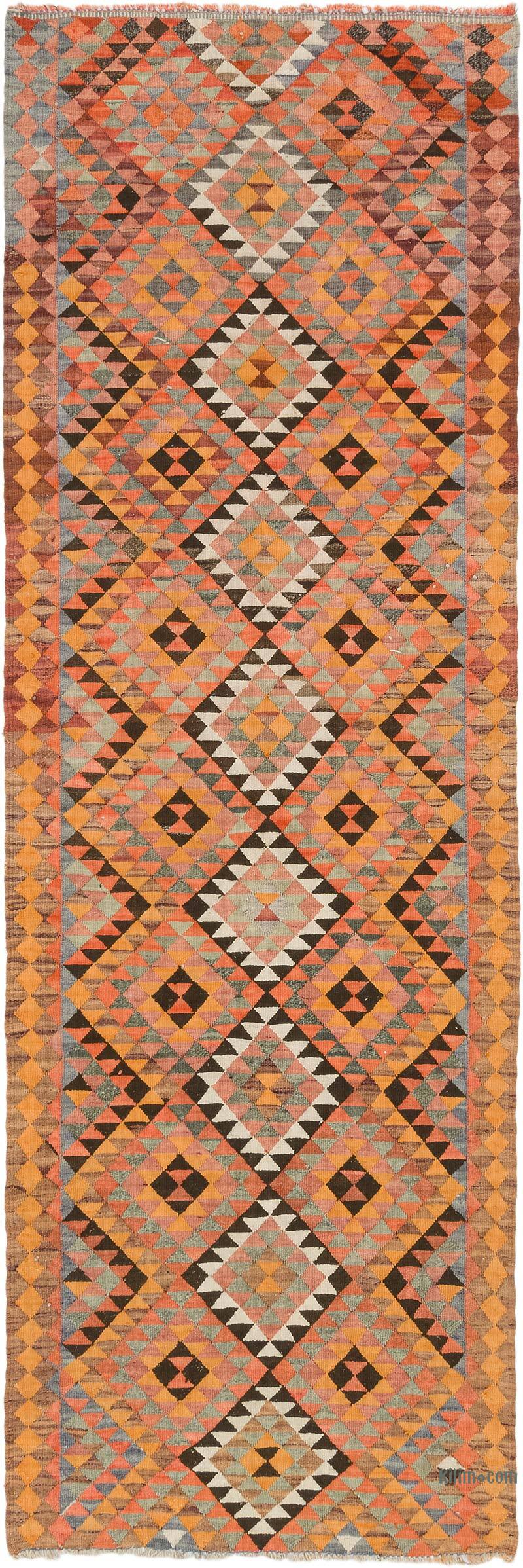 Vintage Anadolu Kilim Yolluk - 110 cm x 334 cm - K0077071