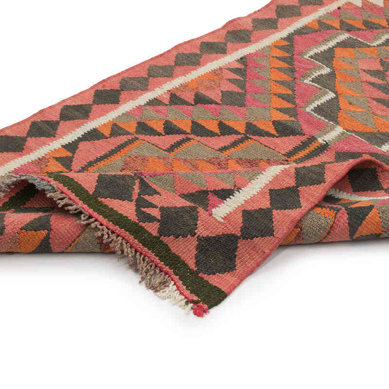 Vintage Tribal Kilim Runner - 3' 2" x 10' 1" (38" x 121") - K0077073