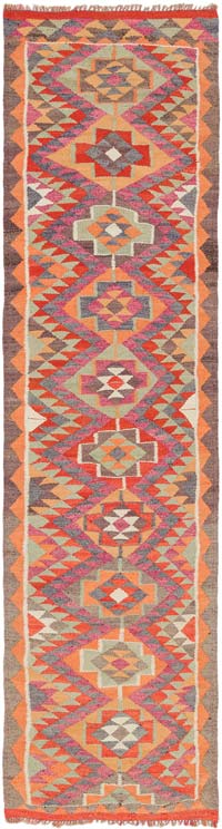 Vintage Anadolu Kilim Yolluk - 85 cm x 318 cm
