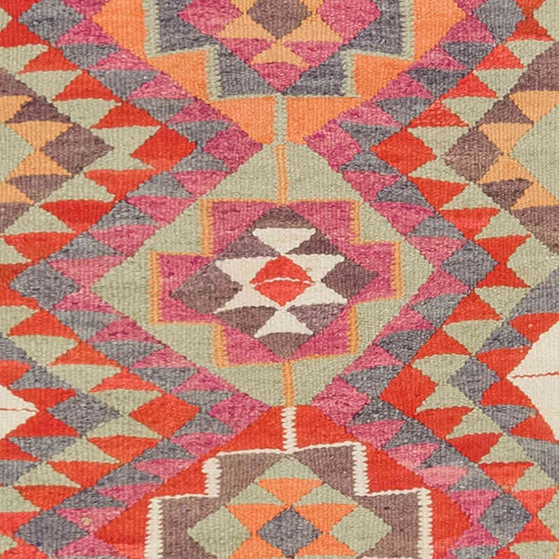 Alfombra Kilim Tribal Vintage - 85 cm x 318 cm - K0077074