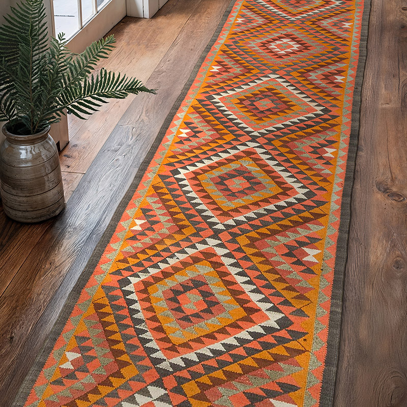 Vintage Anadolu Kilim Yolluk - 82 cm x 344 cm - K0077077