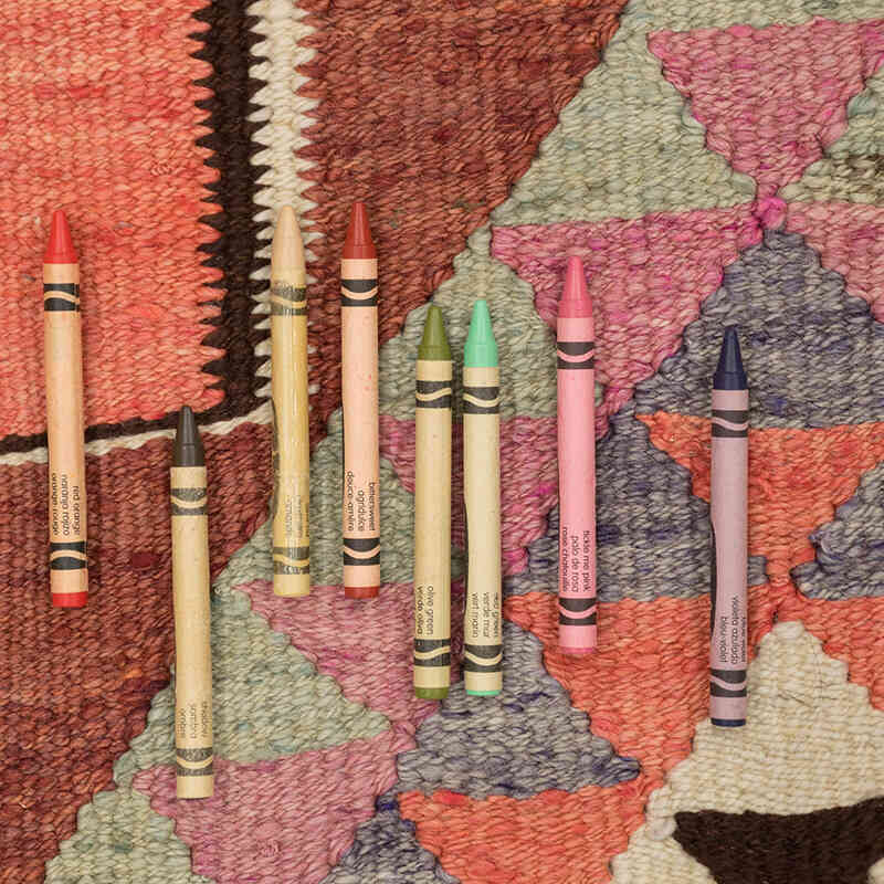Alfombra Kilim Tribal Vintage - 92 cm x 288 cm - K0077078