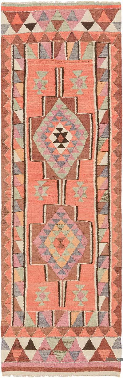 Vintage Anadolu Kilim Yolluk - 92 cm x 288 cm