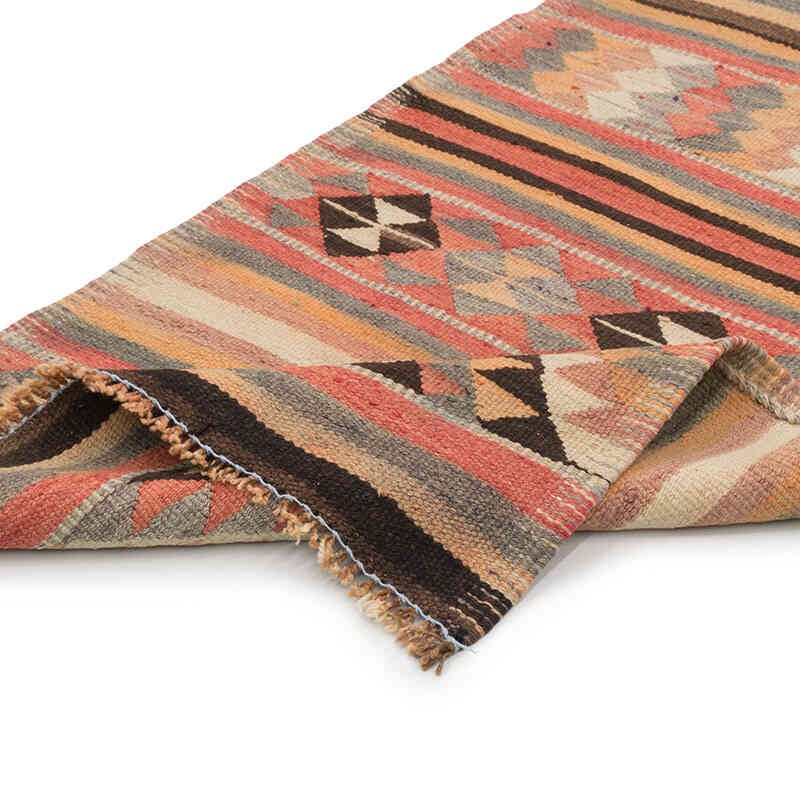 Vintage Tribal Kilim Runner - 2' 10" x 11' 5" (34" x 137") - K0077082