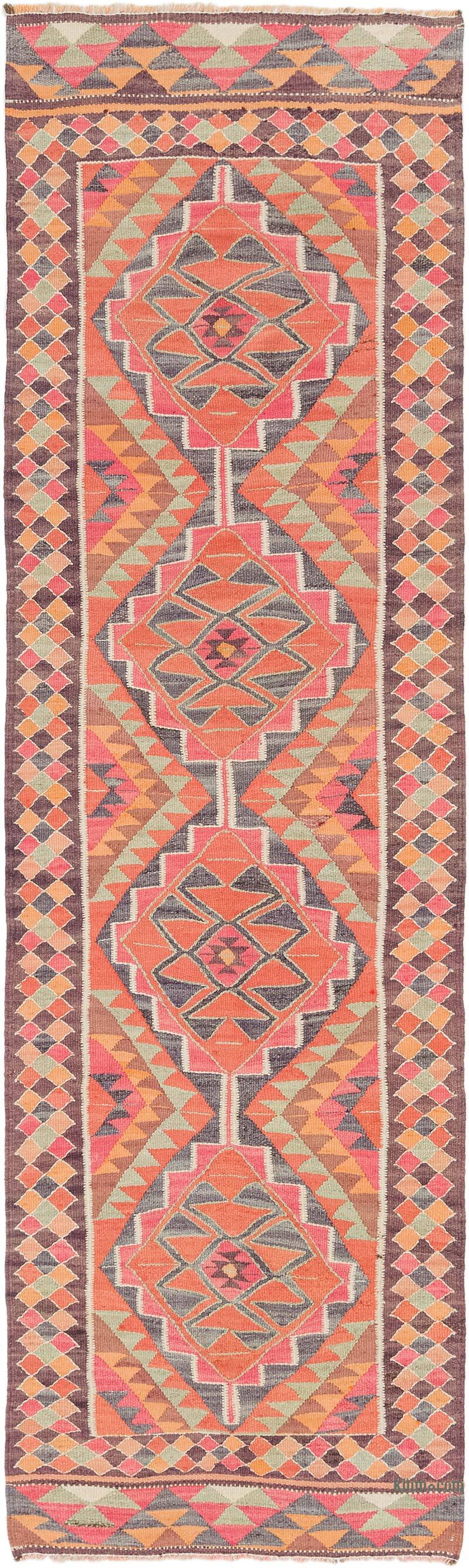 Vintage Anadolu Kilim Yolluk - 95 cm x 320 cm - K0077085