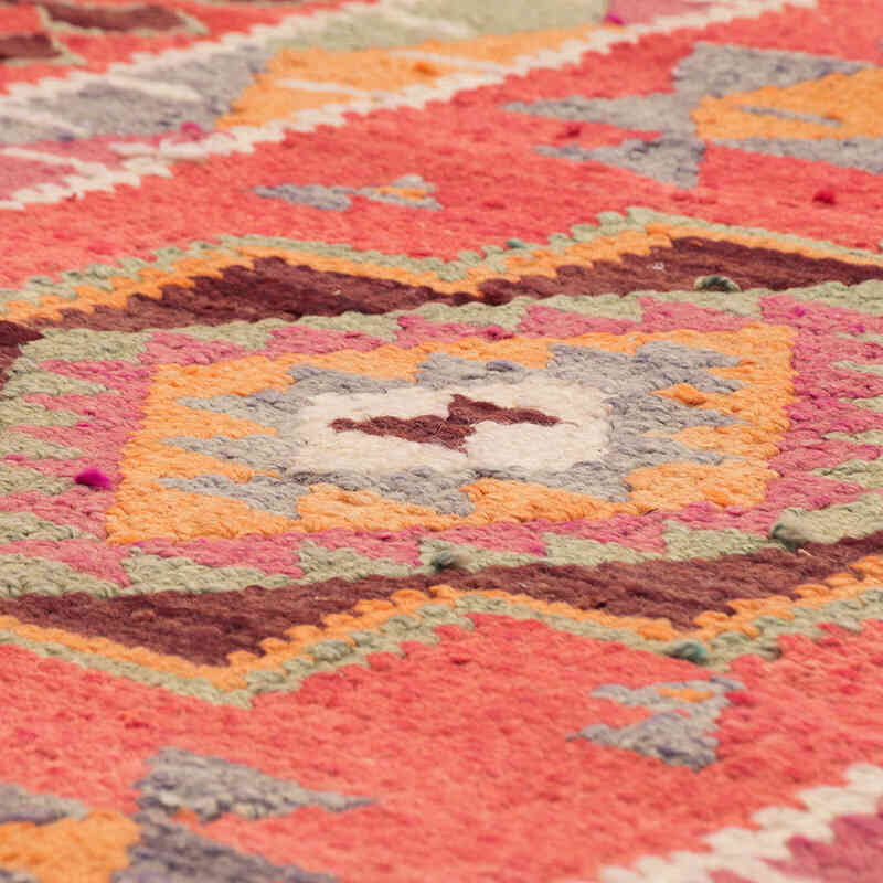 Vintage Tribal Kilim Runner - 3' 3" x 9' 11" (39" x 119") - K0077088
