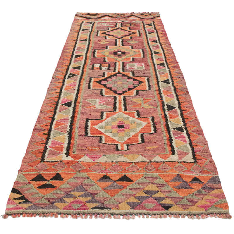 Vintage Anadolu Kilim Yolluk - 97 cm x 304 cm - K0077090