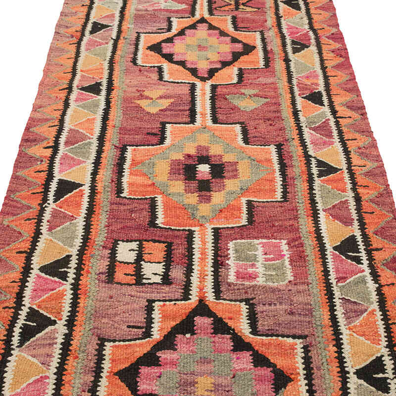 Vintage Anadolu Kilim Yolluk - 97 cm x 304 cm - K0077090