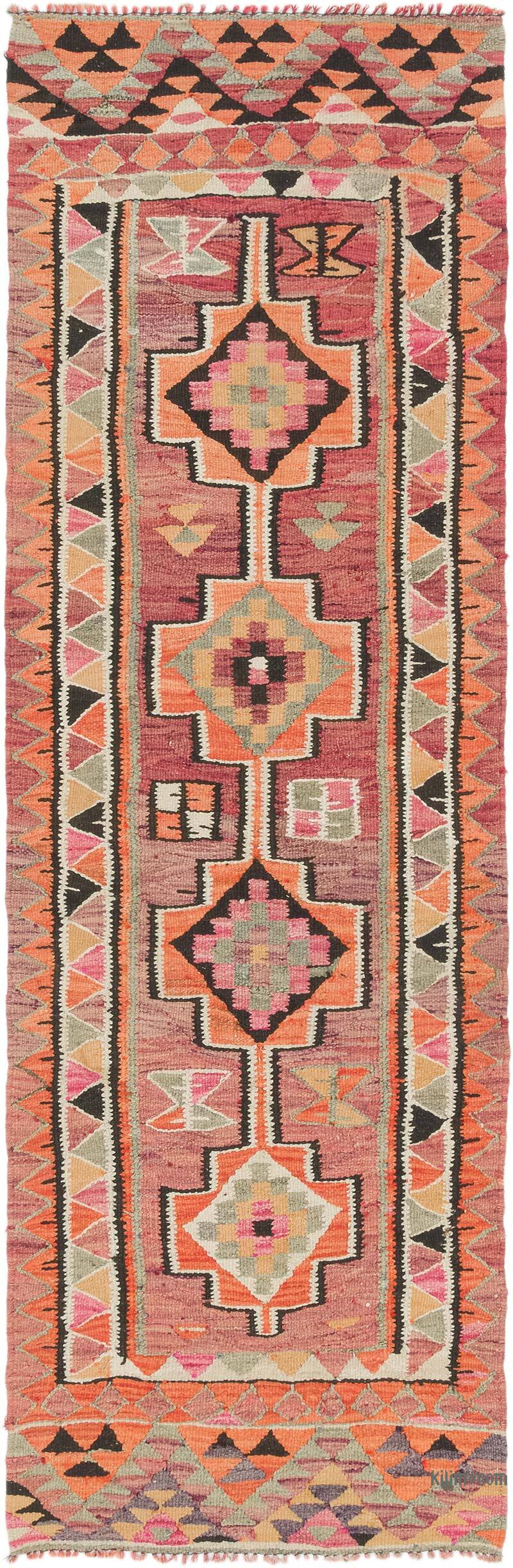 Vintage Anadolu Kilim Yolluk - 97 cm x 304 cm - K0077090