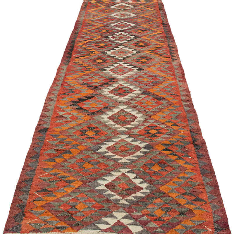 Vintage Anadolu Kilim Yolluk - 83 cm x 320 cm - K0077095