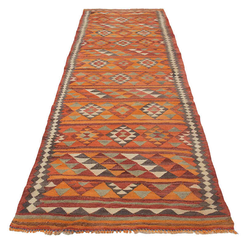 Alfombra Kilim Tribal Vintage - 85 cm x 260 cm - K0077101