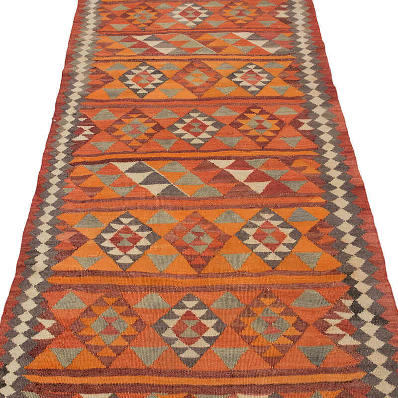 Alfombra Kilim Tribal Vintage - 85 cm x 260 cm - K0077101