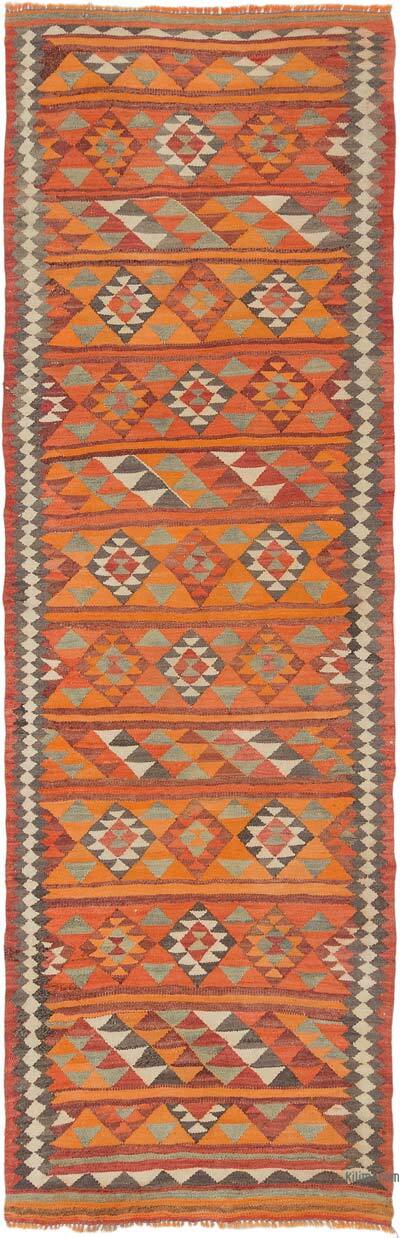 Vintage Tribal Kilim Runner - 2' 9" x 8' 6" (33" x 102")