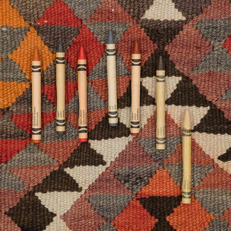 Alfombra Kilim Tribal Vintage - 86 cm x 320 cm - K0077105
