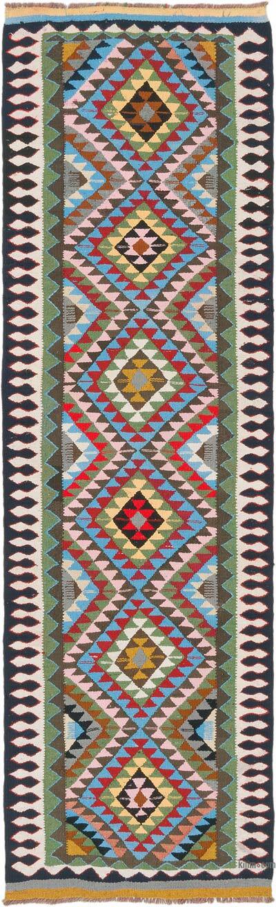Vintage Anadolu Kilim Yolluk - 93 cm x 309 cm