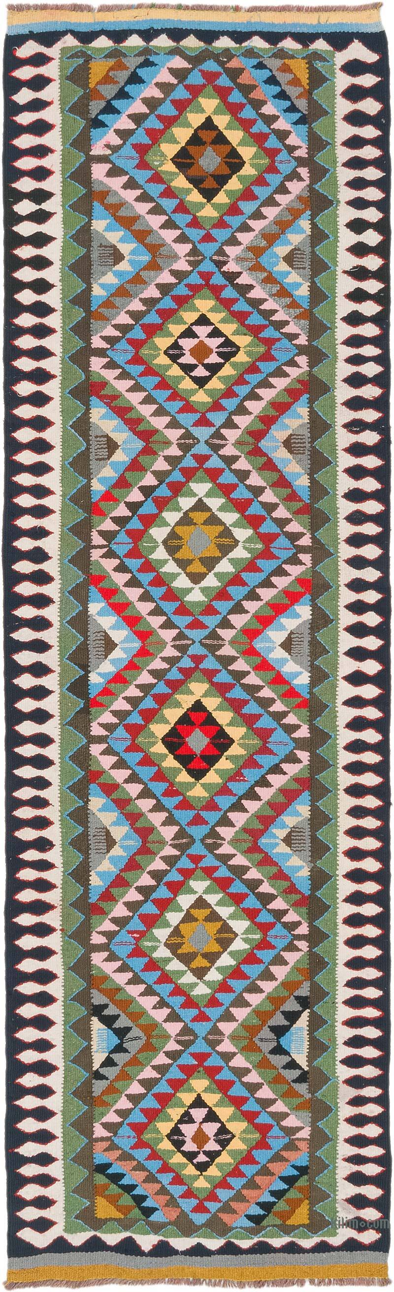 Vintage Anadolu Kilim Yolluk - 93 cm x 309 cm - K0077109